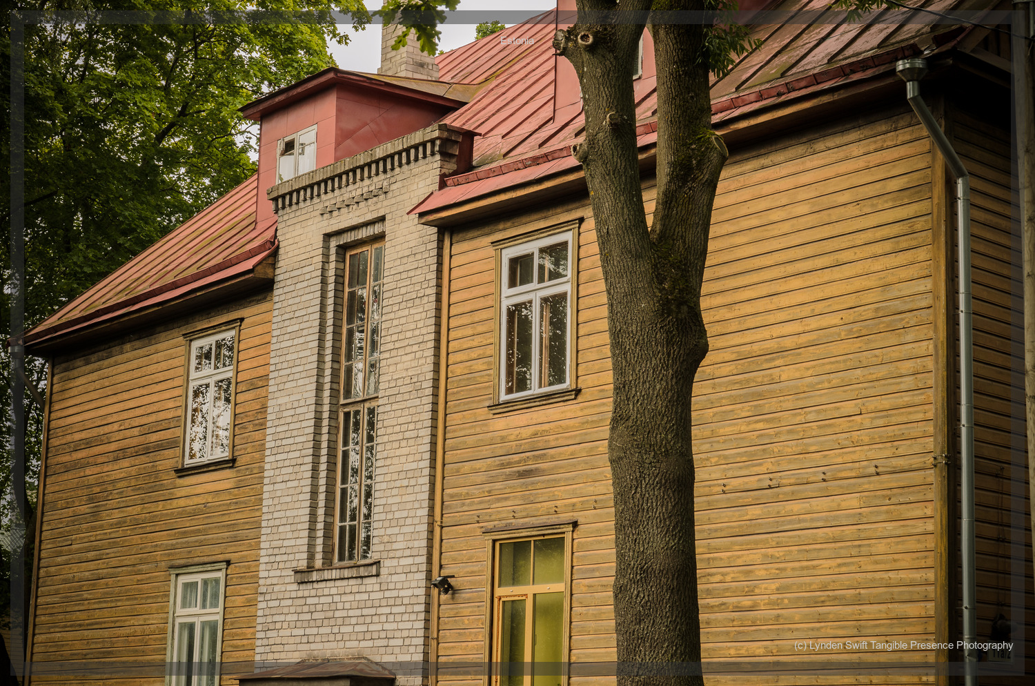  Wooden building. Estonia. Tallinn. Lynden Swift Tangible Presence Photography. 
